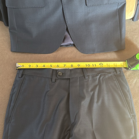 SUITSUPPLY suit, Vitale Barberis Canonico black pure wool super euro size 42 - Picture 11 of 13